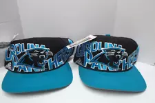 2 Carolina Panthers Vintage 90s Apex One Snapback Hat - NFL Classic Collection