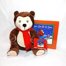 You Can Do It Sam Book + 12" Bear Plush Kohls Cares Gift Card Holder New Tags