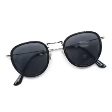 Bifocal Reading Sunglasses Unisex Vintage Fashion Panto Frame