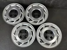 (4) Ford EXP Escort Tempo (1988-1990) Original Wheels Rims + Caps 14" Hol.1575