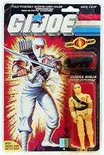 G.I. Joe 1986 Vintage Hasbro Series 3/36 Back Storm Shadow MOC