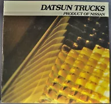 1982 Datsun Pickup Truck Brochure Li'l Huster 4x4 King Cab Excellent Original 82