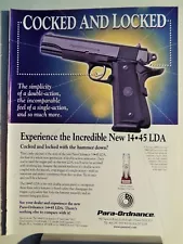 PARA-ORDNANCE 14 45 LDA PISTOL FIREARM ORIGINAL VTG 2000-2005 ADVERTISEMENT