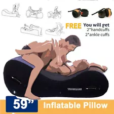 Sex Bed Inflatable Pillow Chair Sofa Adult Furniture cuffs Cushion for Couples