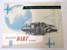 ROLLS ROYCE Dart Prop-Jet Aero Engine Sales Brochure 1957 #276