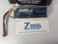 Zeee 3S LiPo Battery 5500mAh 80C 11.1V Deans for RC Heli Airplane Car Truck