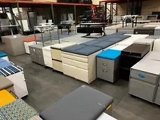 LOTS OF PEDESTAL FILE CABINETS