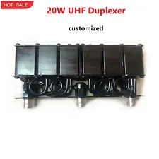 400Mhz-470Mhz UHF Duplexer 20W UHF Repeater Duplexer BNC Interface for Radio