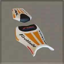 SALE! Custom Design Seat Cover HONDA CBR1000RR 2008-2016 White+orange-white-red