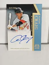 ALLEN CRAIG 2011 TOPPS TIER ONE on card AUTO #OR-ACR 642/999 ST LOUIS CARDINALS