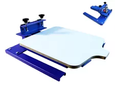 TECHTONGDA One Color Double Directions Spinning T-Shirt Screen Printing Machine