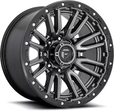 Alloy Wheels 20" Fuel Rebel 8 D680 Grey For Ford F-250 [Mk8] 87-91