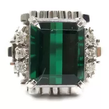 Jewelry Ring Tourmaline 4.53ct Platinum 4101157