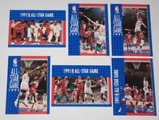 1991 Fleer ALL-Star Basketball Game Lot #233 #234 #235 #236 #237 #238 Jordan