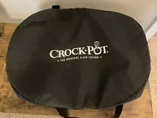 Crock Pot Insulated Carrier Case Travel Bag For Oval Slow Cooker