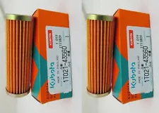 Pack of 2 New Genuine OEM KUBOTA Fuel Filter 1T021-43560, 101000 15231-43560