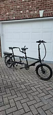 Black ECosmo foldable electric tandem, Used (Normal Wear)