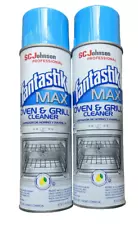 2 Cans-Fantastik Professional Grade Max Oven & Grill Cleaner, 20 Oz.