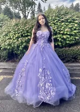 quinceanera dress purple