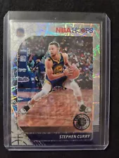 2019 - 20 panini hoops steph curry premium stock laser prizm