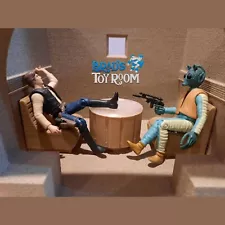 STAR WARS Mos Eisley Cantina Chairs and Table for 3 3/4 Figures Diorama Custom