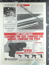 1994 ADVERTISINGADVERTISEMENT for Intratec CAT 9mm pistol gun Tec-DC 9 K MK 22T