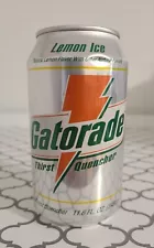 1996 Gatorade Lemon Ice Empty 11.6 Oz. Can