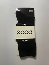 Ecco City Trouser Black Socks Women's 9-11 New