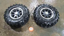 2012 POLARIS SPORTSMAN 550. REAR LH & RH WHEEL & TIRE SET 26X11.00R12 (OPS1264)