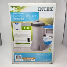 Intex Krystal Clear C1000 Cartridge Filter Pump for Above Ground Pools 28637EG