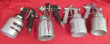 SPRAY GUNS - MISCELLANEOUS MODELS - LOT OF 4 USED GUNS FOR PARTS