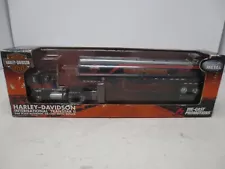 DCP 1/64 HARLEY DAVIDSON IH INTERNATIONAL TRANSTAR II TRACTOR TANKER TRAILER