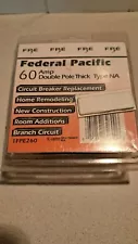 Federal Pacific Stab-Lok NA260 60-Amp 2-Pole NA Circuit Breaker 60A 2P NEW