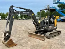 2019 Volvo ECR40D Hydraulic Mini Excavator Backhoe Blade Aux Hyd Bucket bidadoo