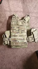 Multicam KDH Modular Scalable Vest (MSV) Gen 1 Size Extra-Small W/ Soft Inserts