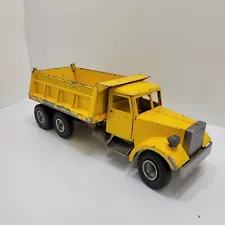 Smith Miller - Pressed Steel Truck - Yellow MIC Hydraulic Dump Truck