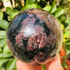 Rare Beautiful Garnet Ball Crystal Sphere Mineral Healing Hot sale 469g