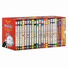 Diary of a Wimpy Kid 1-22 Boxed Set for Kids,22 Books Complete Collection