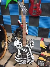 skull and bones guitar for sale