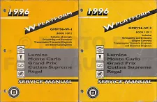 1996 Shop Manual Set Grand Prix Cutlass Supreme Regal Pontiac Buick Olds Service (For: 1996 Chevrolet Lumina)