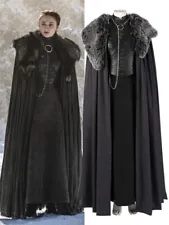 Sansa Stark Cosplay Costume Outfit Game of Thrones Season 8 Women Halloween Cos