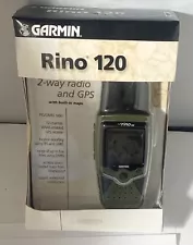 Garmin Rino 120 Handheld GPS Navigator 2-way Radio NEW IN BOX