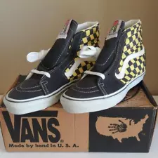 Men 9.0US Vans Sk8 High Top 90'S Made In Usa Super Rare