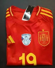 Spain Home Jersey Red Color Small Size For Adults