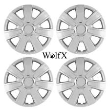 14" Set of 4 Wheel Covers Snap On Full Hub Caps Fit R14 Tire Chevrolet Subaru