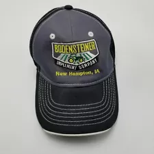 Bodensteiner Implement Tractor New Hampton Hat Cap Gray Strapback G10