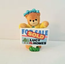 Enesco Lucy & Me By Lucy Rigg Realtor Bear Lucy Homes For Sale SOLD 1995