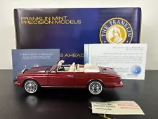 Franklin Mint 1992 Rolls Royce Corniche IV - Limited Edition - Mint