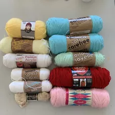 Lot of Discontinued/Vintage Yarn - Caron LeeWards Red Heart