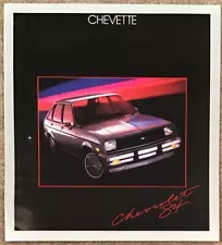 CHEVROLET CHEVETTE Large Format USA Car Sales Brochure 1984 #4347 8/83